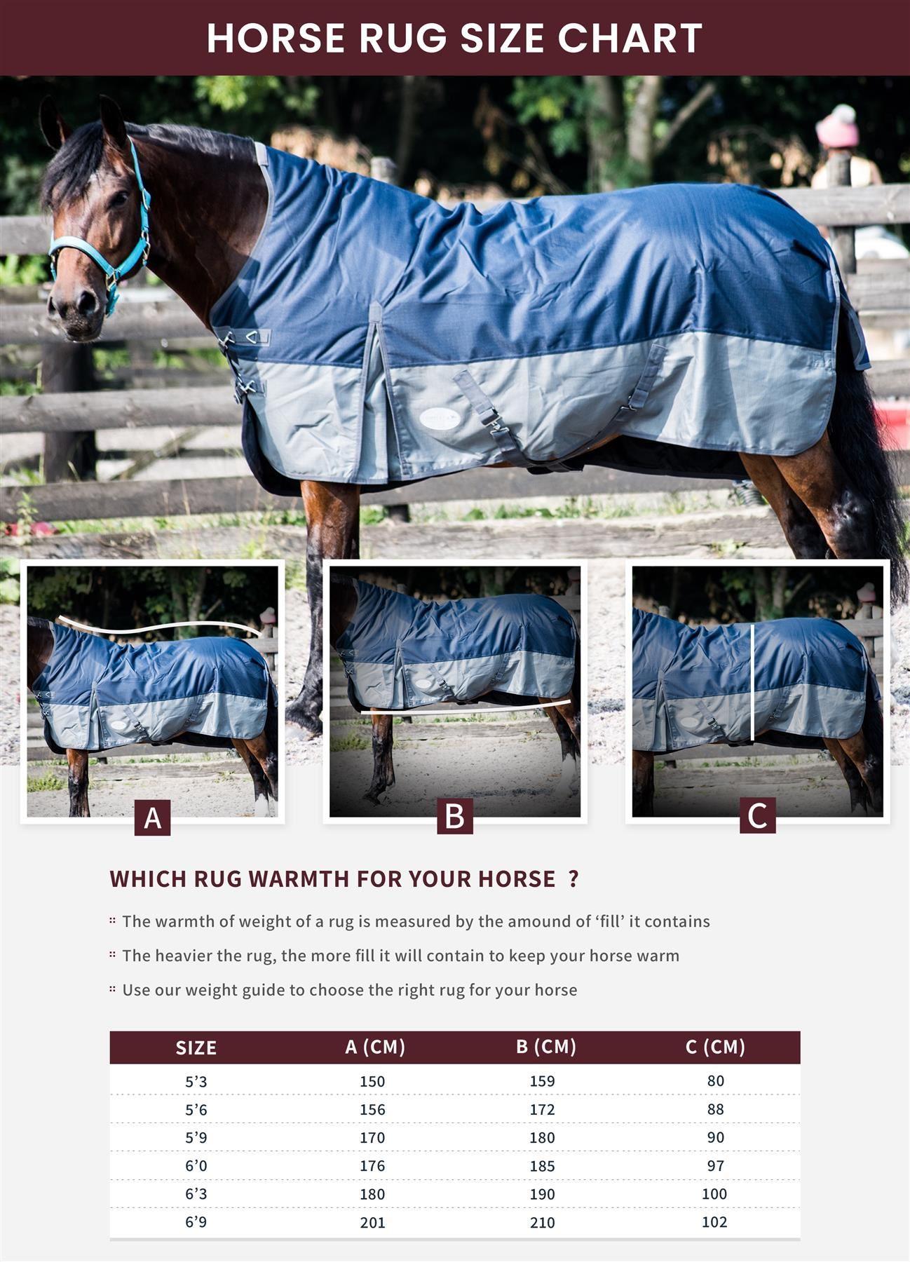 600D Lightweight Waterproof Horse Turnout Rug 0g No Fill Half Neck Purple/Plum