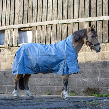 600D Lightweight Waterproof Horse Turnout Rug 0g No Fill Half Neck Dark Plum