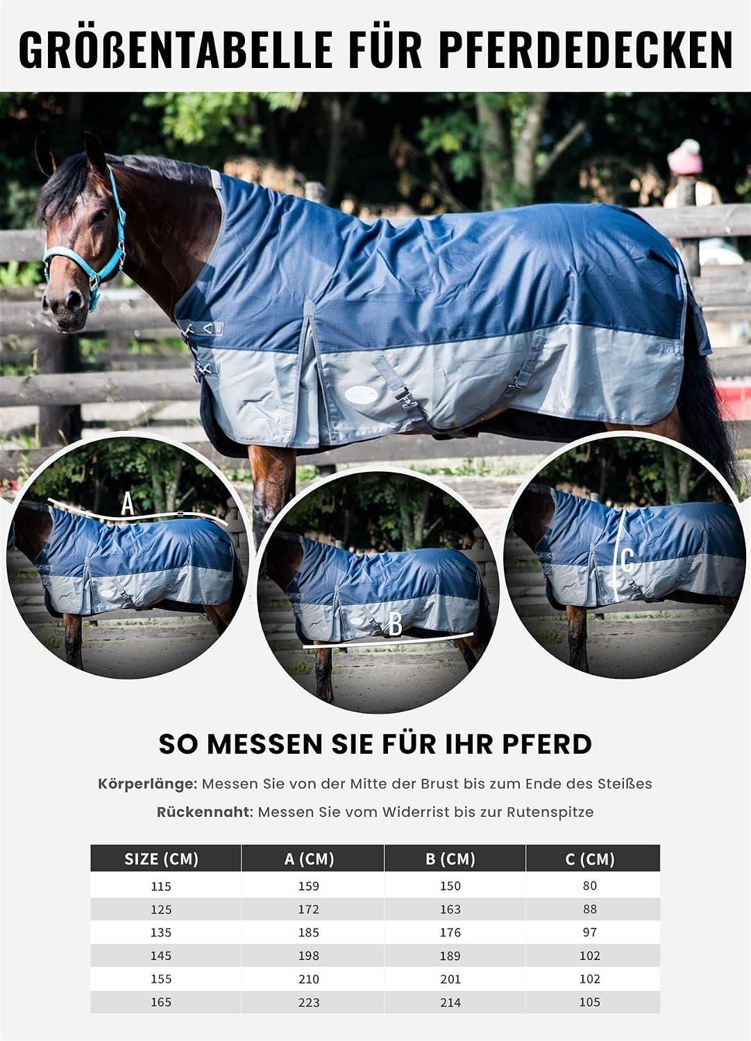 1200D Lightweight Waterproof Horse Turnout Rug 0g No Fill Half Neck Navy/Pink